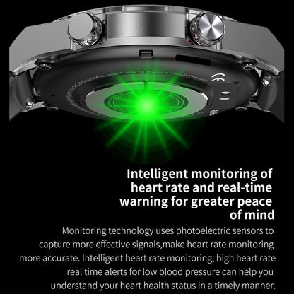 T80 Silicone Strap Bluetooth Calling Smart Bracelet Non-invasive Blood Glucose Test Health Monitoring Smart Watch