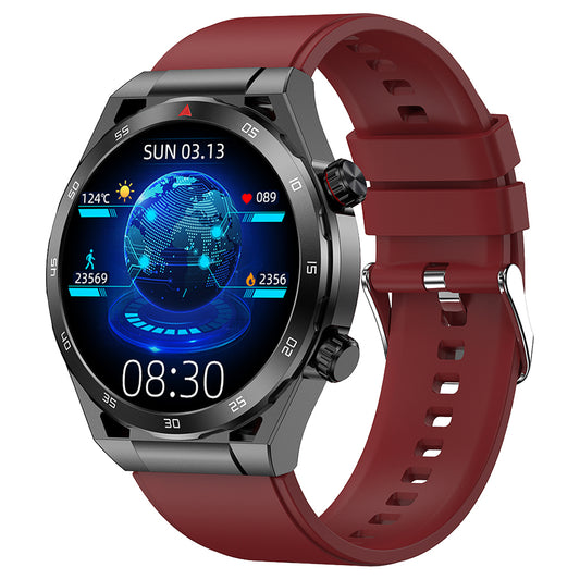 T80 Silicone Strap Bluetooth Calling Smart Bracelet Non-invasive Blood Glucose Test Health Monitoring Smart Watch