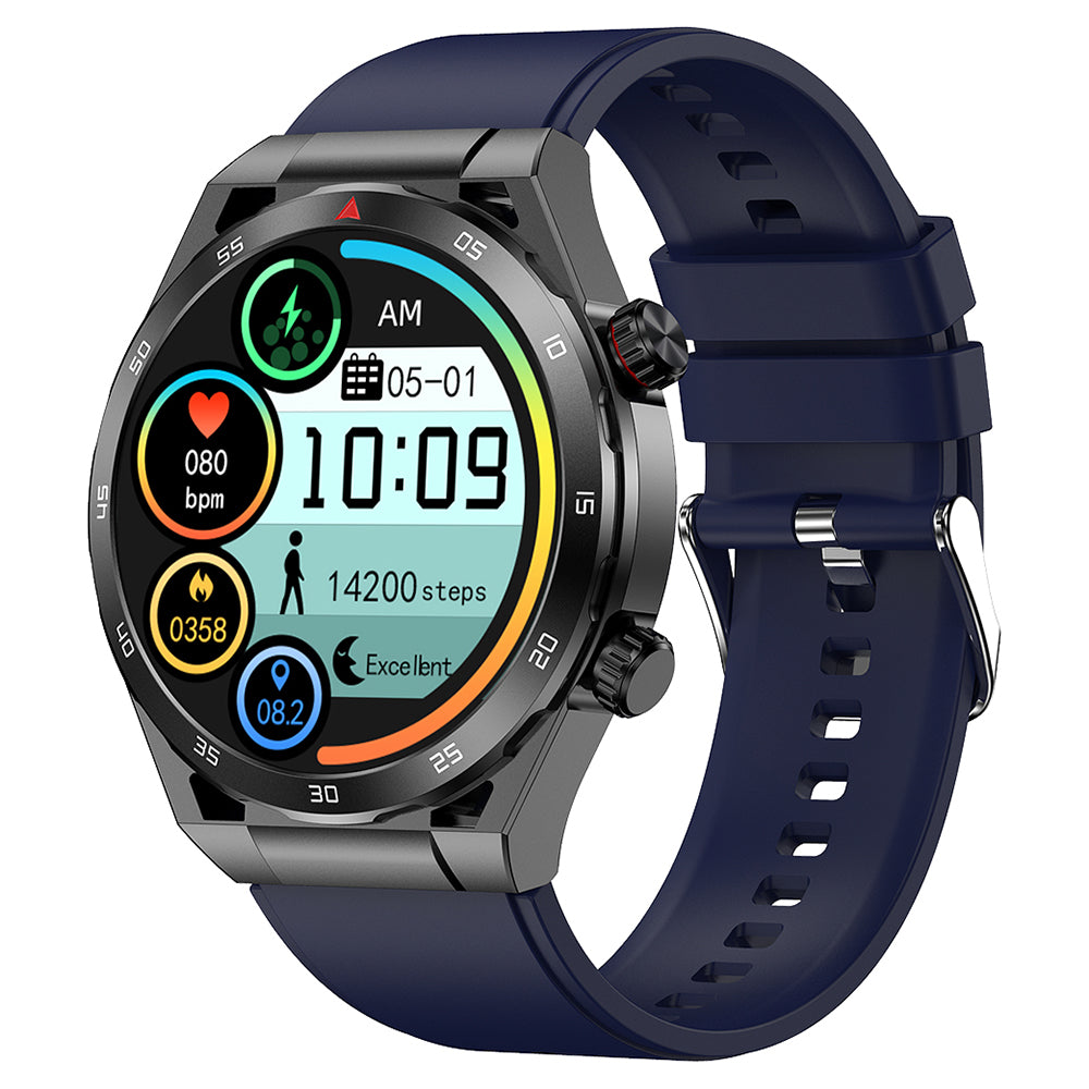T80 Silicone Strap Bluetooth Calling Smart Bracelet Non-invasive Blood Glucose Test Health Monitoring Smart Watch