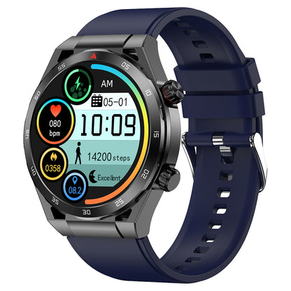 T80 Silicone Strap Bluetooth Calling Smart Bracelet Non-invasive Blood Glucose Test Health Monitoring Smart Watch