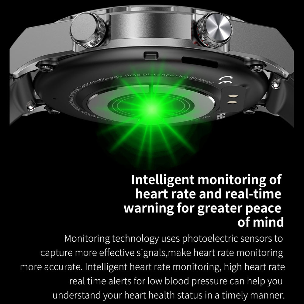 T80 Silicone Strap Bluetooth Calling Smart Bracelet Non-invasive Blood Glucose Test Health Monitoring Smart Watch