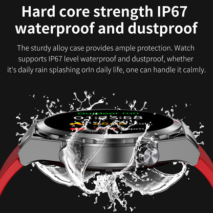 T80 Silicone Strap Bluetooth Calling Smart Bracelet Non-invasive Blood Glucose Test Health Monitoring Smart Watch