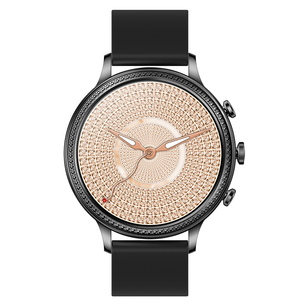 V60 1.39 Full Touch Screen Fossil Smart Watch Waterproof Silicone Strap Women Bluetooth Call Bracelet with Heart Rate Sleep Monitor