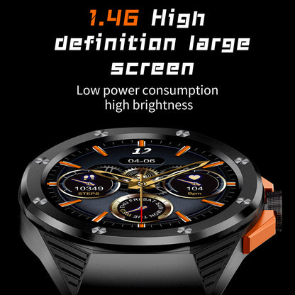 HT8 1.46 inch Health Monitoring Smart Watch with Encoder Bluetooth Call IP67 Waterproof Smartwatch
