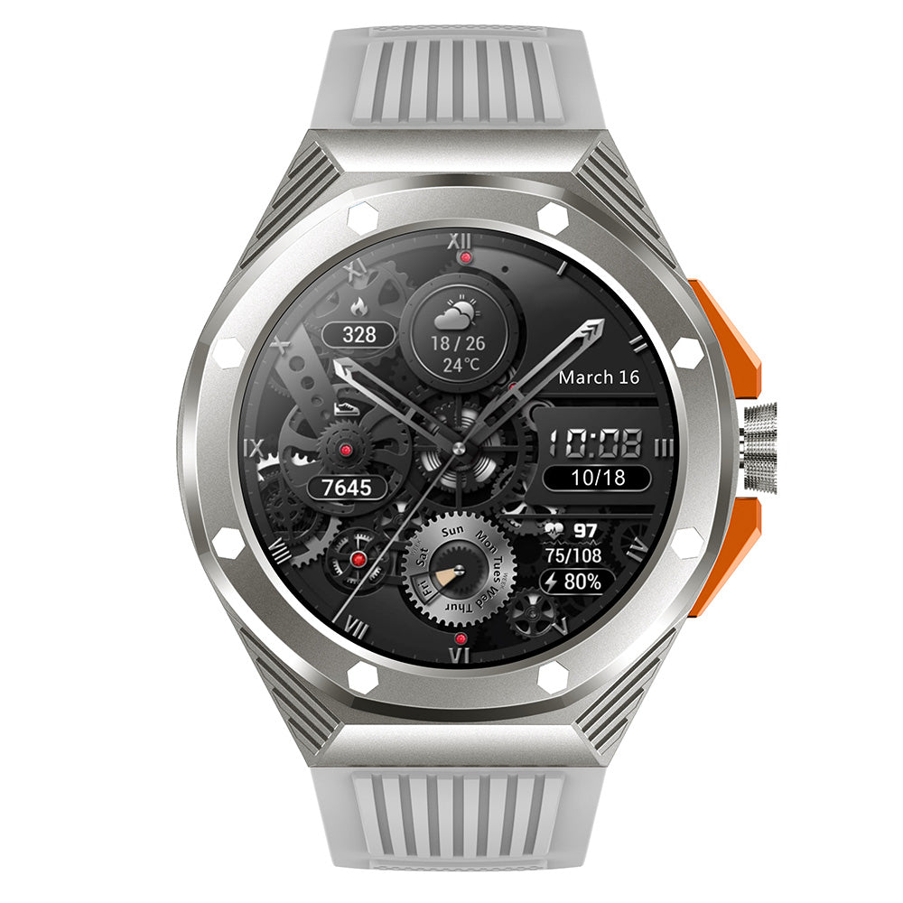 HT8 1.46 inch Health Monitoring Smart Watch with Encoder Bluetooth Call IP67 Waterproof Smartwatch