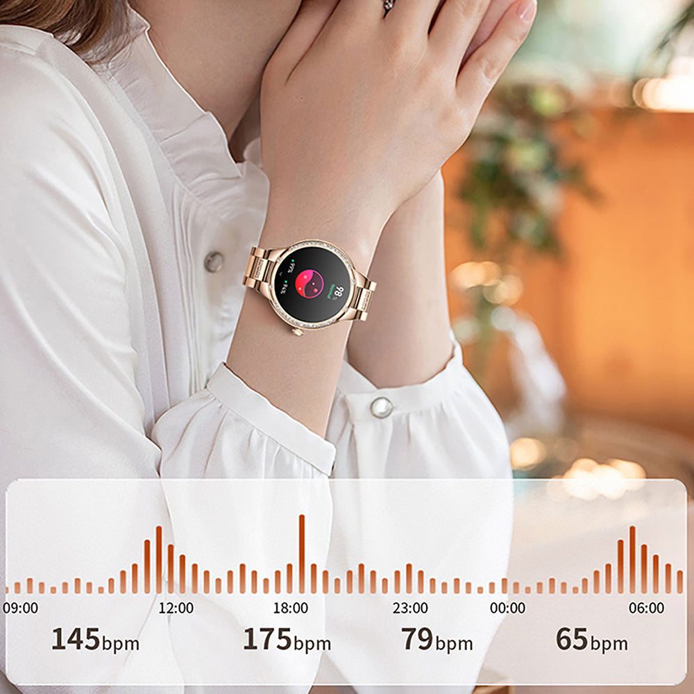 L68B 1.28 inch AMOLED Bluetooth Call Women Physiological Cycle Health Monitoring Fashion Smartwatch