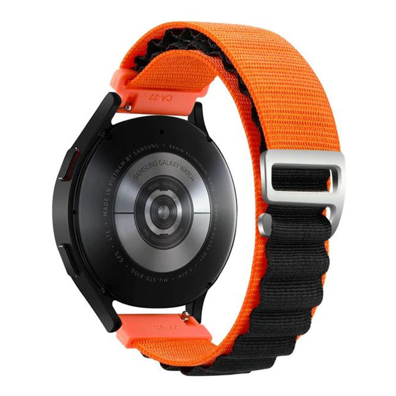 For Realme Watch 3  /  Huami Amazfti GTR 4  /  GTR 4 Pro Replacement Nylon Smartwatch Band 22mm Universal Adjustable Wrist Strap