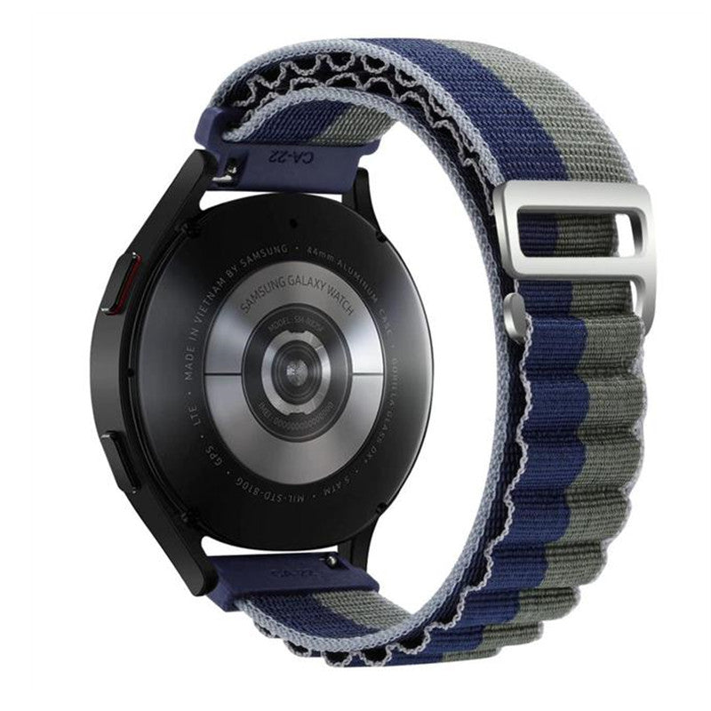 For Realme Watch 3  /  Huami Amazfti GTR 4  /  GTR 4 Pro Replacement Nylon Smartwatch Band 22mm Universal Adjustable Wrist Strap