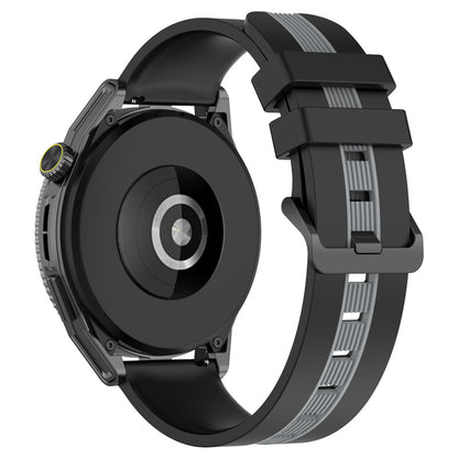 For Huawei Watch GT 3 42mm / Watch GT Silicone Watch Band Width 20mm Dual Color Soft Strap