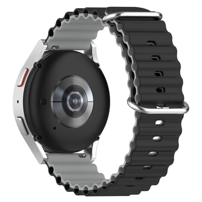 For Huami Amazfit GTS 4 / GTS 4 Mini / GTS 3 Dual Color Silicone Watch Strap 20mm Wave Design Adjustable Wrist Band