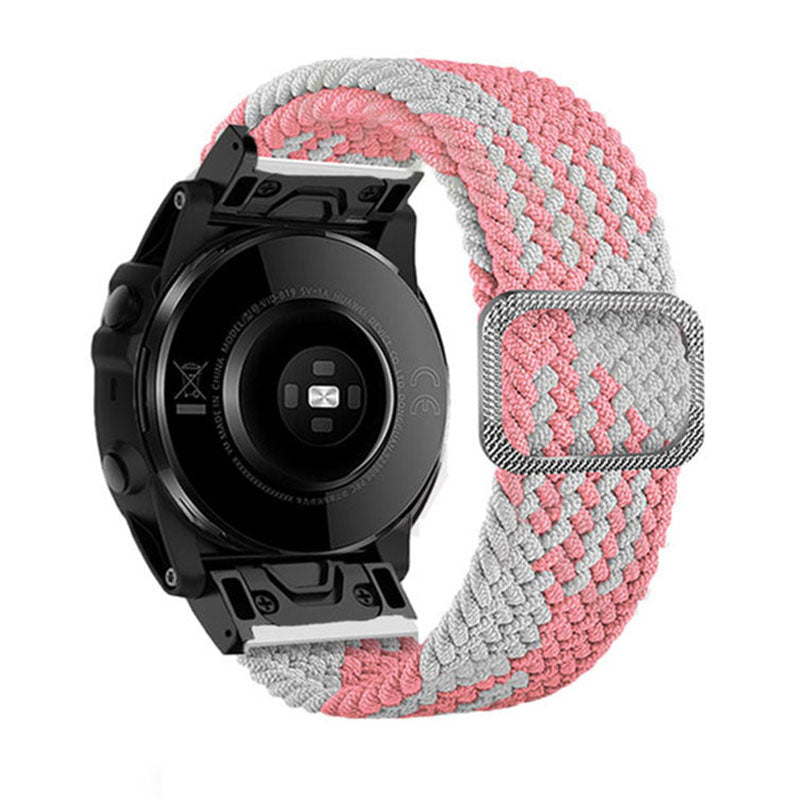 For Garmin Fenix 7 / Epix / Instinct 2 / Approach S62 / Fenix 5 Nylon Strap 22mm Smart Watch Band with Buckle
