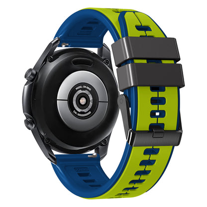 For Huawei Watch Buds / GT 3 SE / GT 3 Pro 46mm Dual Color Watch Band 22mm Silicone Watch Strap