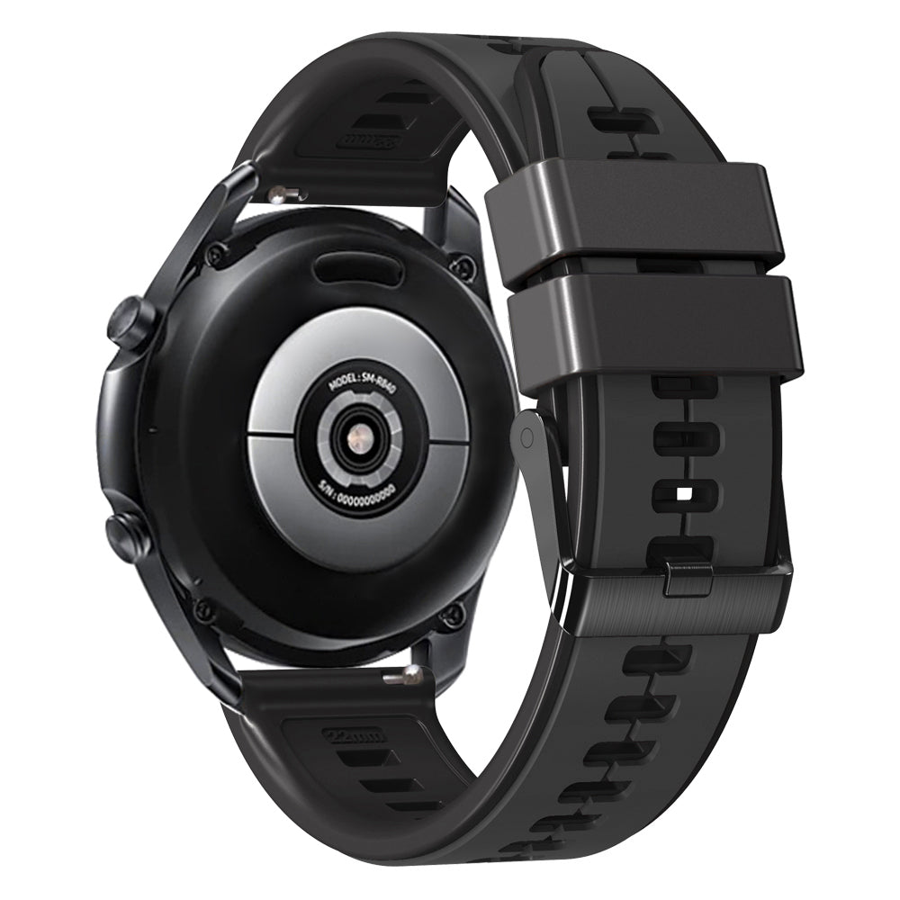 For Huawei Watch Buds / GT 3 SE / GT 3 Pro 46mm Dual Color Watch Band 22mm Silicone Watch Strap