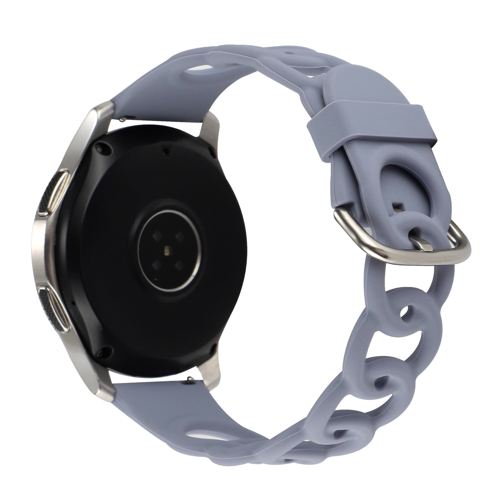 For Huawei Watch Buds / GT3 SE / GT3 Pro 46mm Silicone Watch Band 22mm Donut Hollow Replacement Wrist Strap