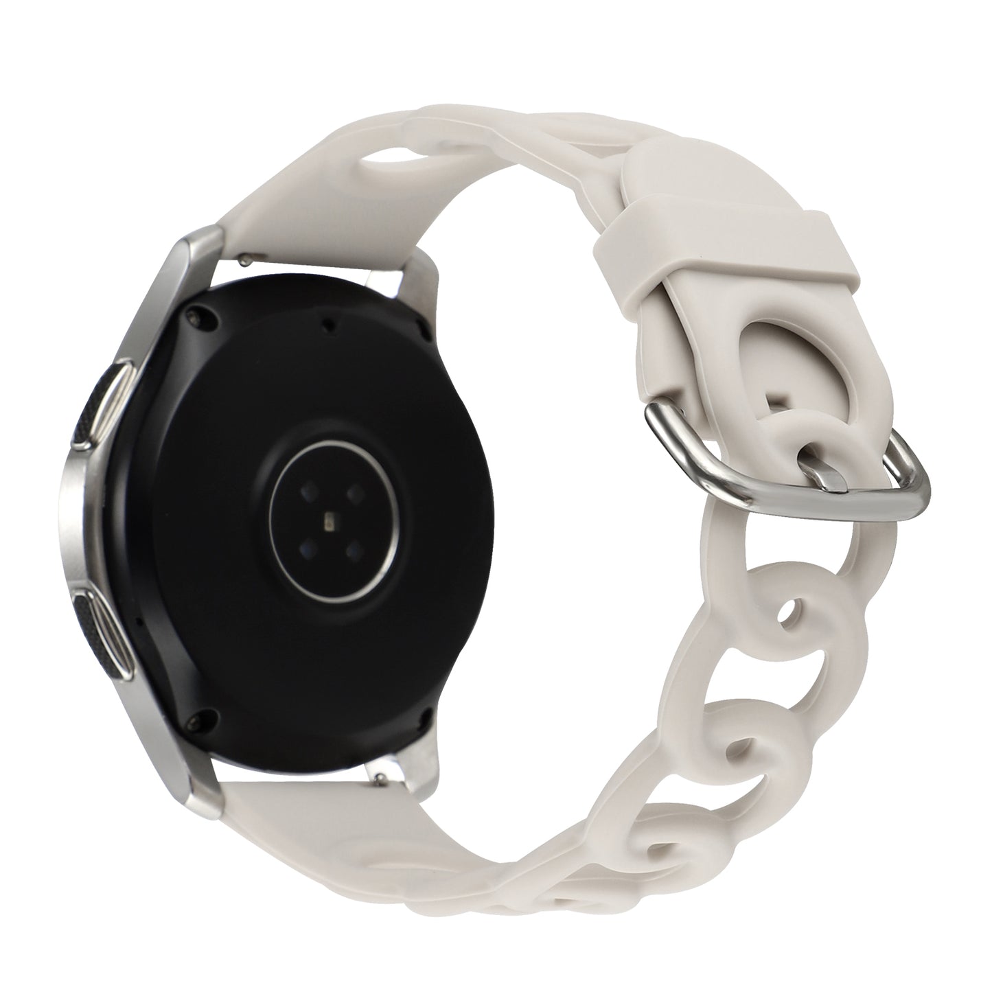 For Huawei Watch Buds / GT3 SE / GT3 Pro 46mm Silicone Watch Band 22mm Donut Hollow Replacement Wrist Strap