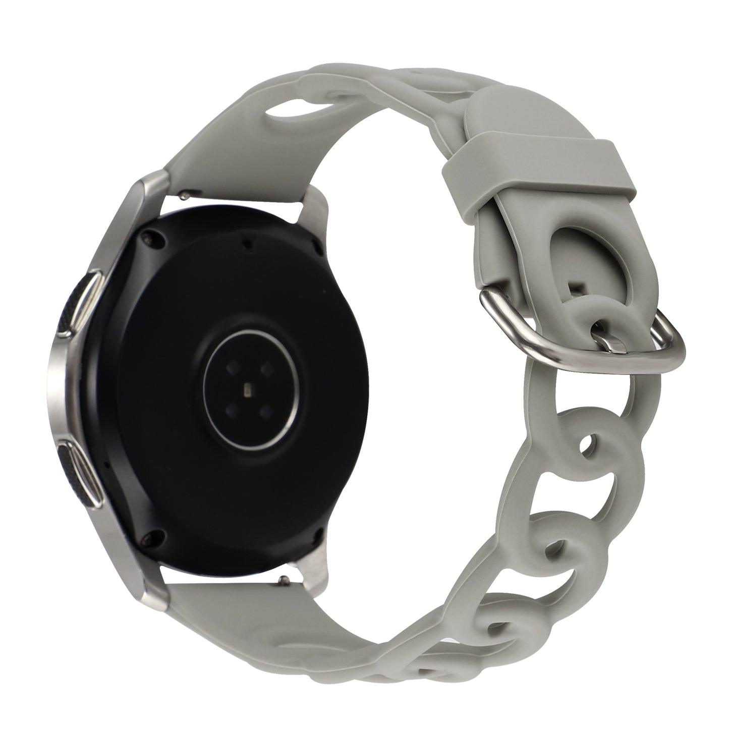 For Huawei Watch Buds / GT3 SE / GT3 Pro 46mm Silicone Watch Band 22mm Donut Hollow Replacement Wrist Strap
