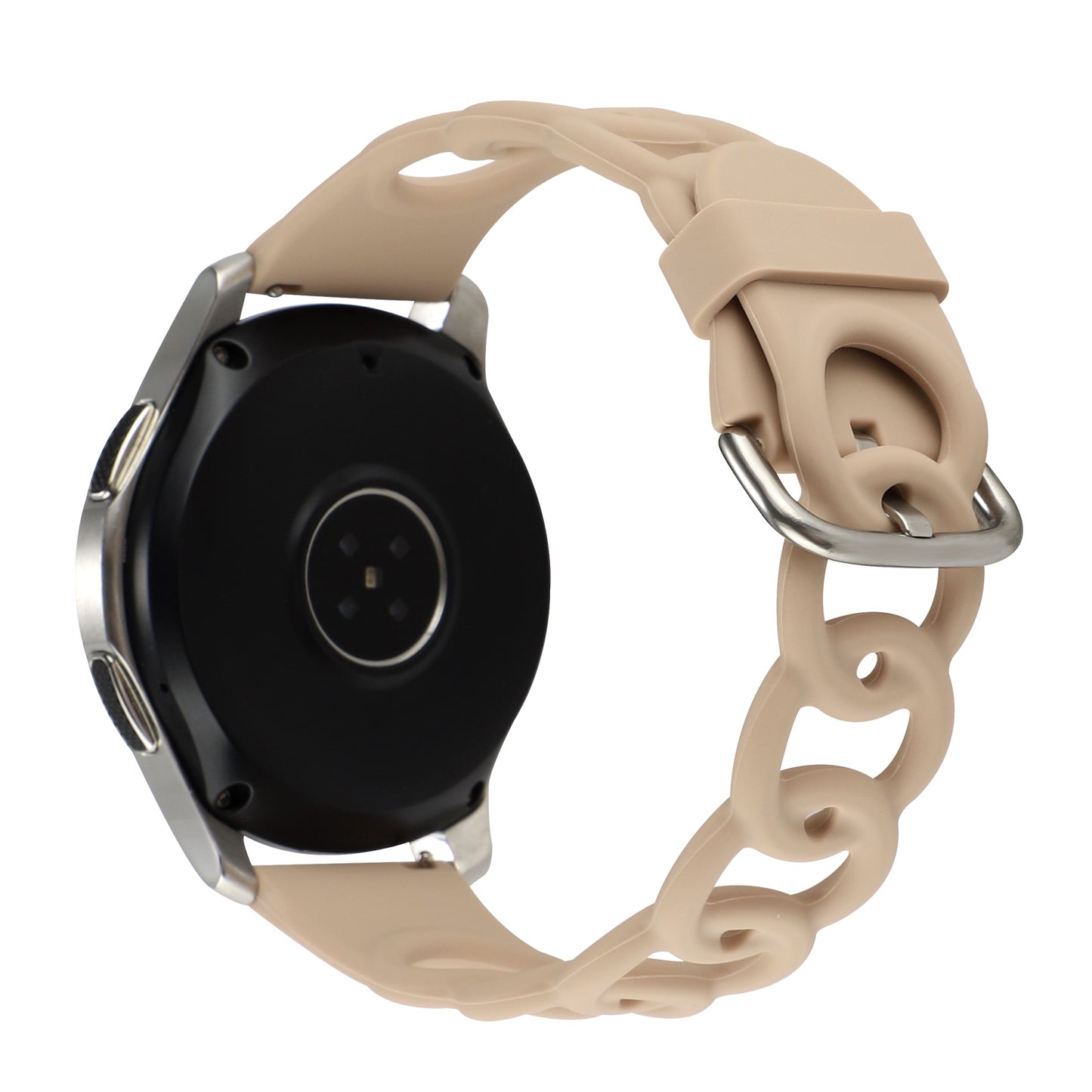 For Huawei Watch Buds / GT3 SE / GT3 Pro 46mm Silicone Watch Band 22mm Donut Hollow Replacement Wrist Strap