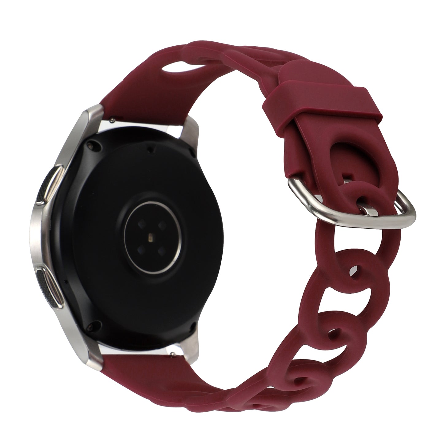 For Huawei Watch Buds / GT3 SE / GT3 Pro 46mm Silicone Watch Band 22mm Donut Hollow Replacement Wrist Strap