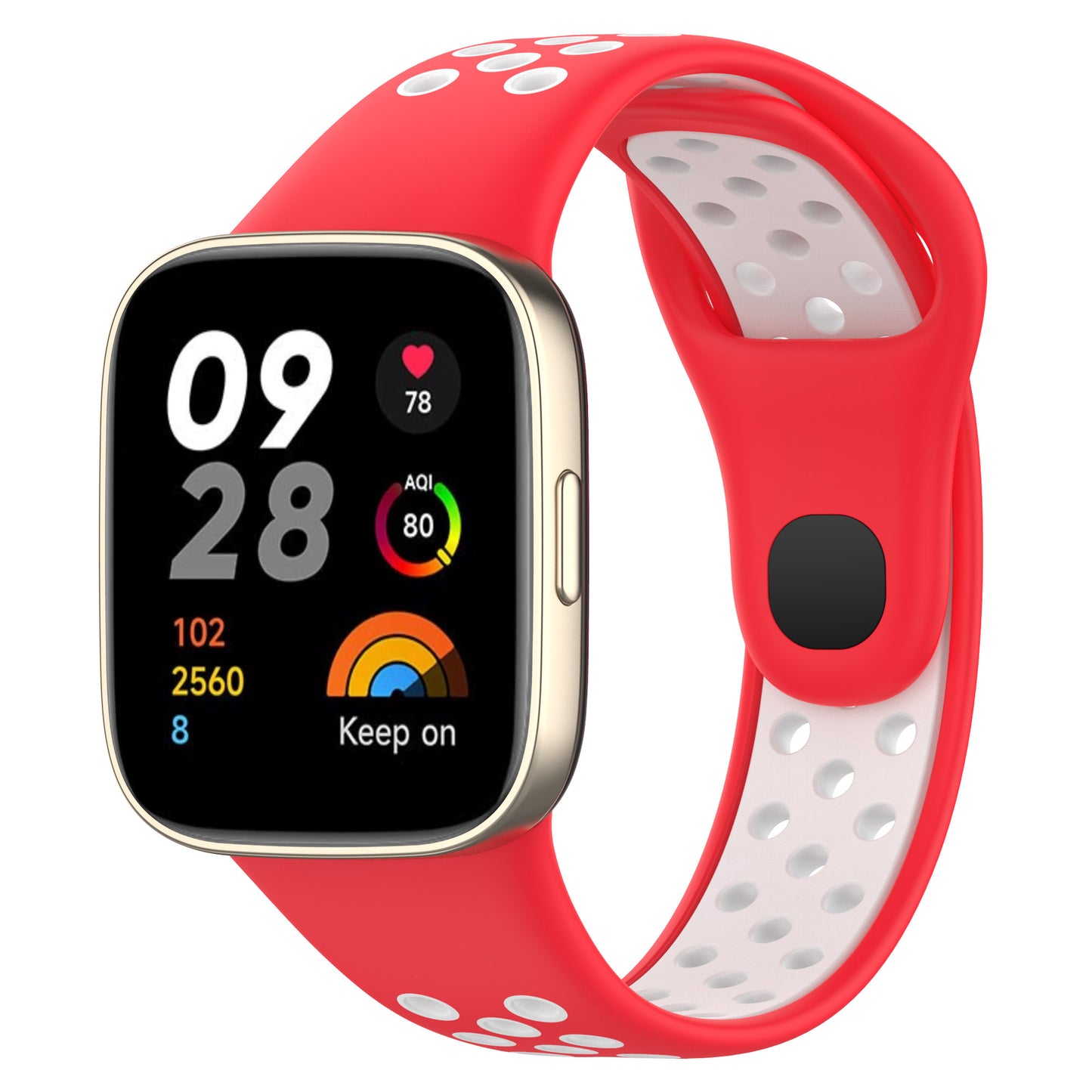 For Xiaomi Redmi Watch 3 / Mi Watch Lite 3 Watch Strap Dual-color Silicone Replacement Watch Bands