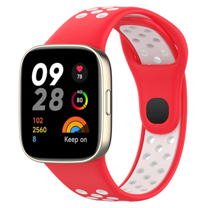 For Xiaomi Redmi Watch 3 / Mi Watch Lite 3 Watch Strap Dual-color Silicone Replacement Watch Bands
