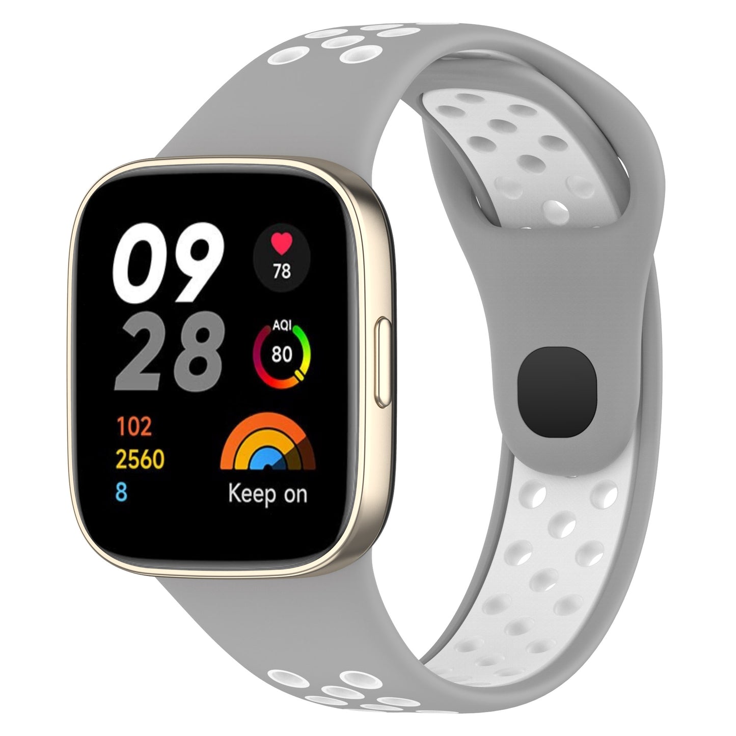 For Xiaomi Redmi Watch 3 / Mi Watch Lite 3 Watch Strap Dual-color Silicone Replacement Watch Bands