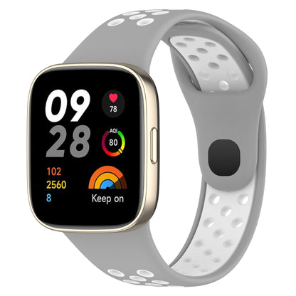 For Xiaomi Redmi Watch 3 / Mi Watch Lite 3 Watch Strap Dual-color Silicone Replacement Watch Bands