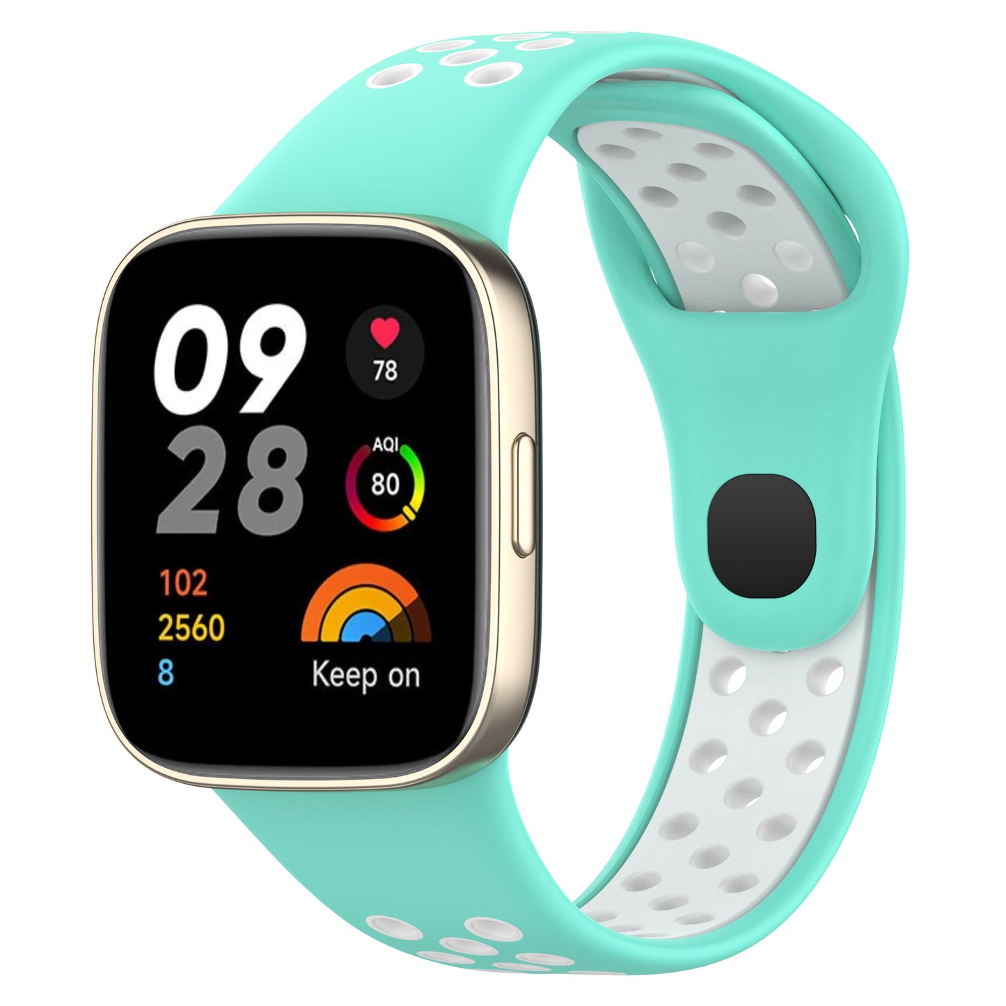 For Xiaomi Redmi Watch 3 / Mi Watch Lite 3 Watch Strap Dual-color Silicone Replacement Watch Bands