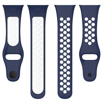 For Xiaomi Redmi Watch 3 / Mi Watch Lite 3 Watch Strap Dual-color Silicone Replacement Watch Bands