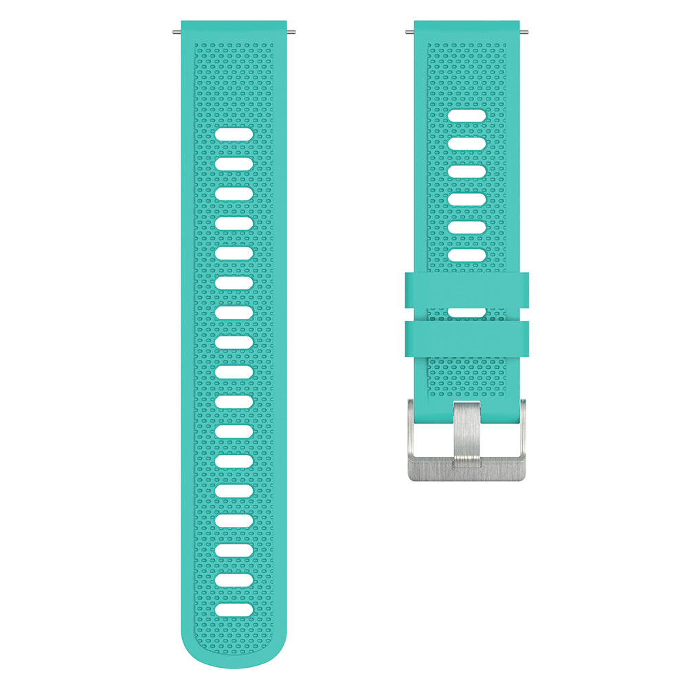 For Samsung Galaxy Watch3 45mm / Galaxy Watch 46mm / Huami Amazfit Pace Silicone Watch Band Textured 22mm Wrist Strap