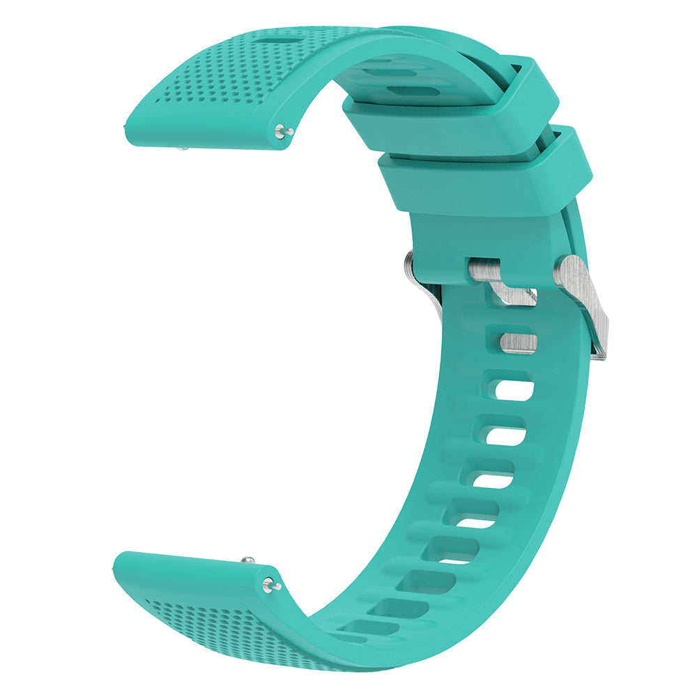 For Samsung Galaxy Watch3 45mm / Galaxy Watch 46mm / Huami Amazfit Pace Silicone Watch Band Textured 22mm Wrist Strap