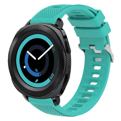 For Samsung Galaxy Watch3 45mm / Galaxy Watch 46mm / Huami Amazfit Pace Silicone Watch Band Textured 22mm Wrist Strap
