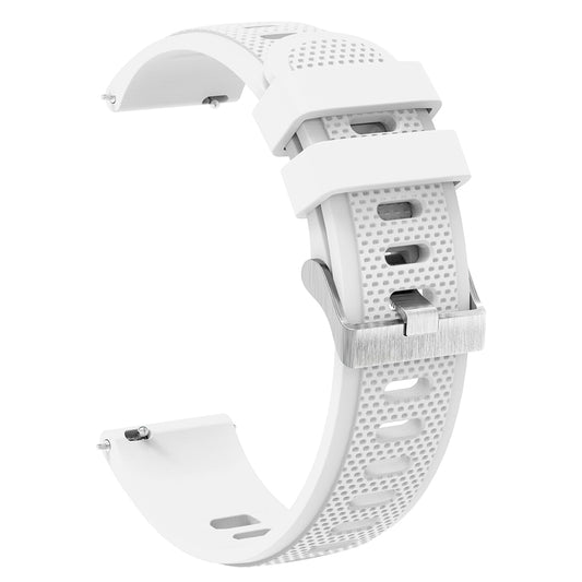 For Samsung Galaxy Watch3 45mm / Galaxy Watch 46mm / Huami Amazfit Pace Silicone Watch Band Textured 22mm Wrist Strap