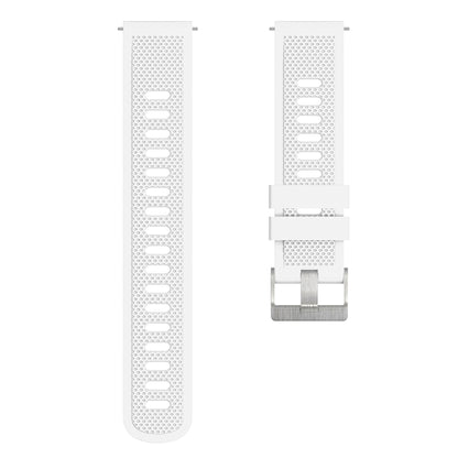 For Samsung Galaxy Watch3 45mm / Galaxy Watch 46mm / Huami Amazfit Pace Silicone Watch Band Textured 22mm Wrist Strap