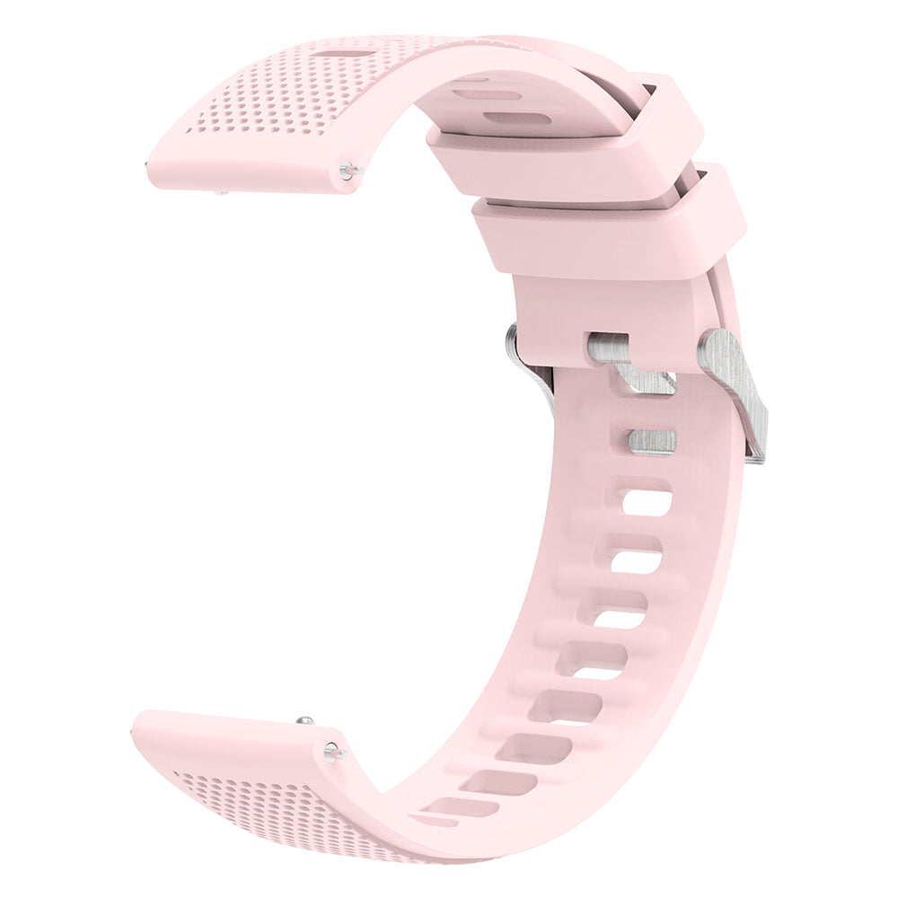 For Samsung Galaxy Watch3 45mm / Galaxy Watch 46mm / Huami Amazfit Pace Silicone Watch Band Textured 22mm Wrist Strap