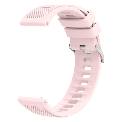For Samsung Galaxy Watch3 45mm / Galaxy Watch 46mm / Huami Amazfit Pace Silicone Watch Band Textured 22mm Wrist Strap