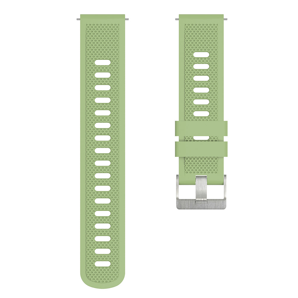 For Samsung Galaxy Watch3 45mm / Galaxy Watch 46mm / Huami Amazfit Pace Silicone Watch Band Textured 22mm Wrist Strap