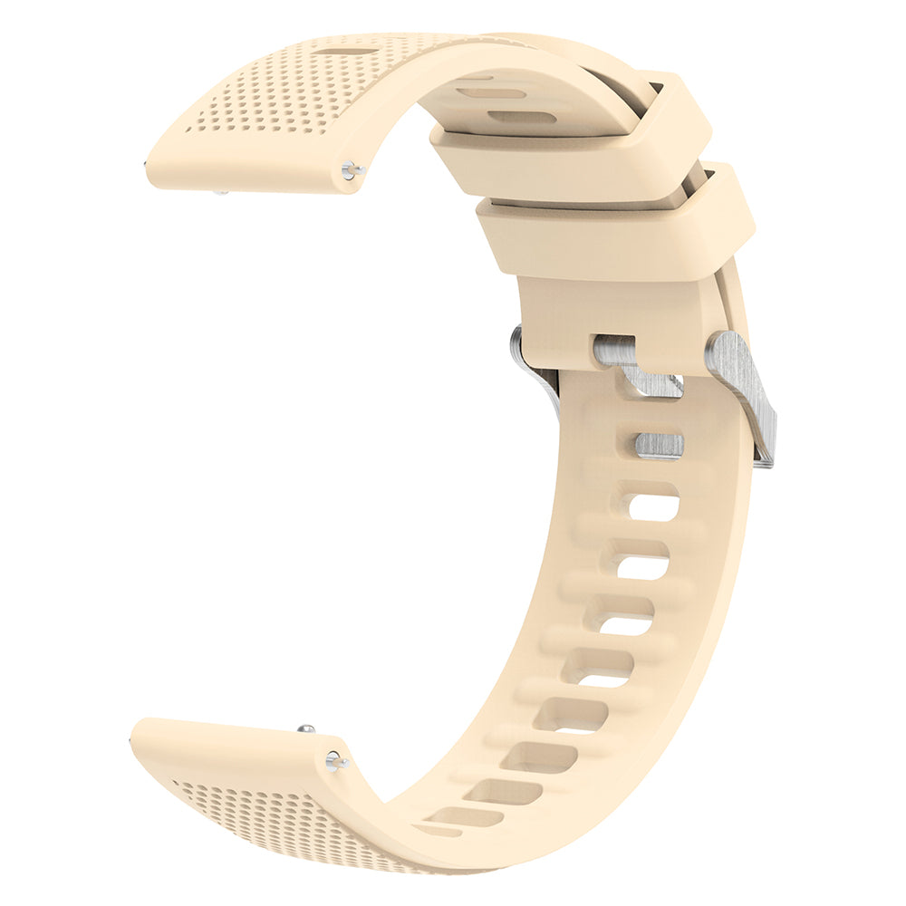 For Samsung Galaxy Watch3 45mm / Galaxy Watch 46mm / Huami Amazfit Pace Silicone Watch Band Textured 22mm Wrist Strap