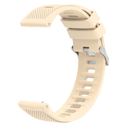 For Samsung Galaxy Watch3 45mm / Galaxy Watch 46mm / Huami Amazfit Pace Silicone Watch Band Textured 22mm Wrist Strap