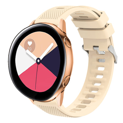 For Samsung Galaxy Watch3 45mm / Galaxy Watch 46mm / Huami Amazfit Pace Silicone Watch Band Textured 22mm Wrist Strap