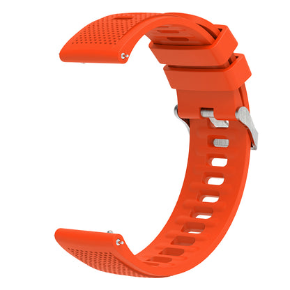 For Samsung Galaxy Watch3 45mm / Galaxy Watch 46mm / Huami Amazfit Pace Silicone Watch Band Textured 22mm Wrist Strap
