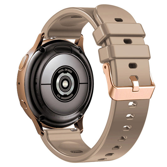 For Huami Amazfit GTR Mini / Bip 3 / Bip 3 Pro Silicone Watchband 20mm Solid Color Replacement Watch Strap