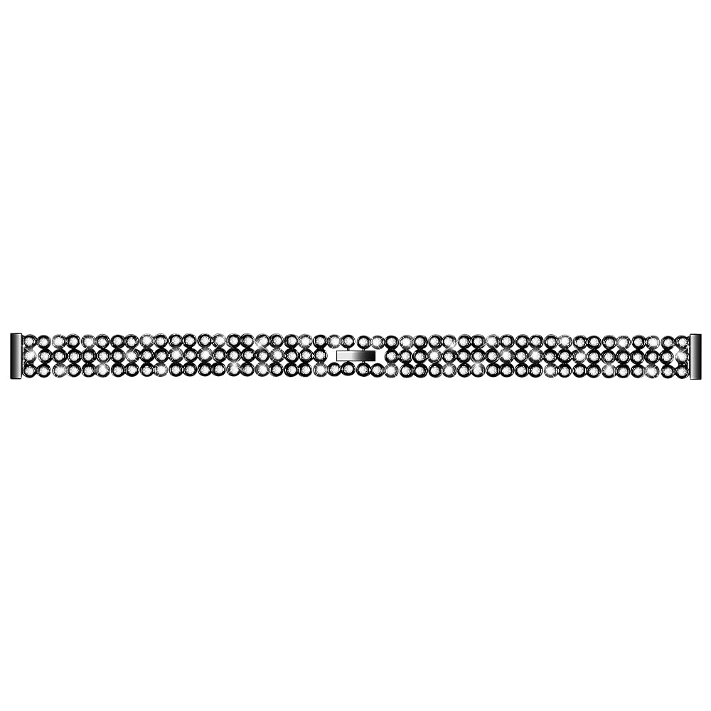 For Xiaomi Smart Band 8 Rhinestone Decor Stainless Steel  Strap Replacement Smartwatch Wrist Band
