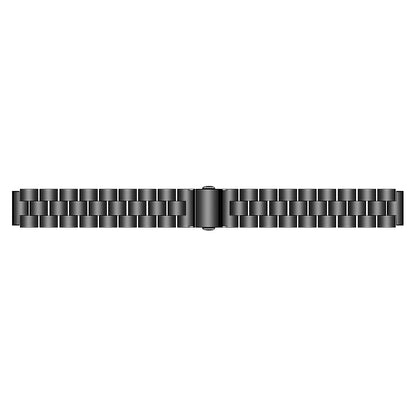 For Xiaomi Smart Band 8 Stainless Steel Wrist Band 3 Beads Replacement Watch Strap