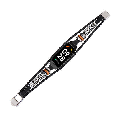 For Xiaomi Redmi Band 2 Watch Band Boho Bead Metal Jewelry Retro Strap DIY Bracelets