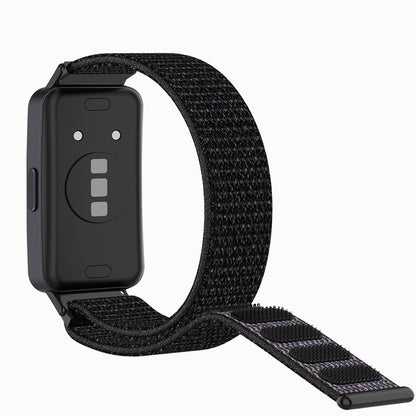 For Huawei Band 8 Nylon Watch Band Adjustable Sport Loop Breathable Replacement Strap