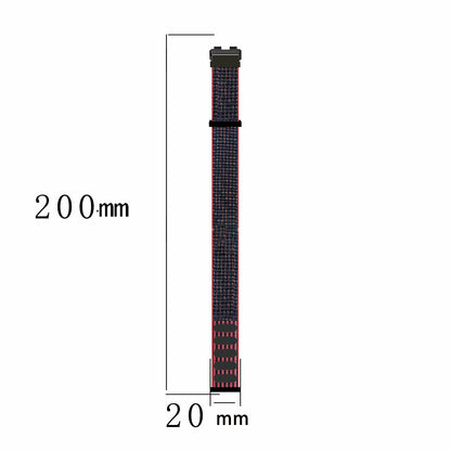 For Huawei Band 8 Nylon Watch Band Adjustable Sport Loop Breathable Replacement Strap
