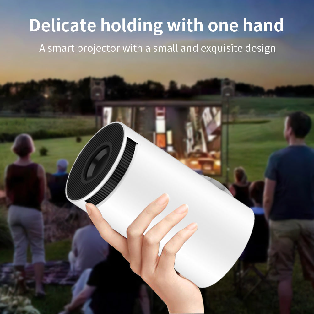 HY300 Android 11.0 Portable Projector 2.4G / 5G WiFi BT4.1 1280*720dpi 120 Ansi Lumens Home Theater Media Player