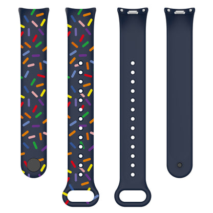 For Xiaomi Smart Band 8 Silicone Watch Strap Colorful Dot Replacement Wrist Band