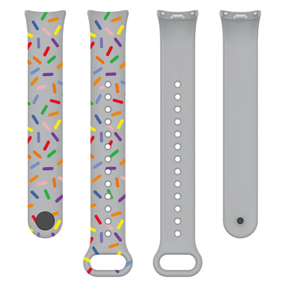 For Xiaomi Smart Band 8 Silicone Watch Strap Colorful Dot Replacement Wrist Band