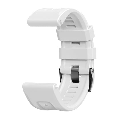 Silicone Watch Band for Garmin Forerunner 965 / 955 / 945 / 935 Waterproof Soft Strap with Black Buckle